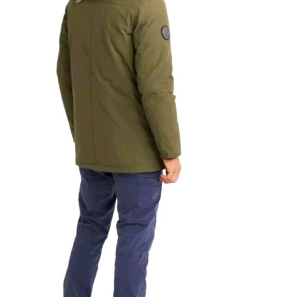 Superdry Rookie Down Parka Jacket Green Men's Small - Picture 3 of 10